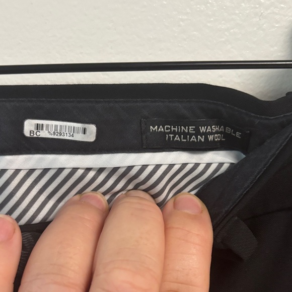 Banana Republic Black womens sz 6 Italian wool Pants sz 6 - Picture 3 of 11